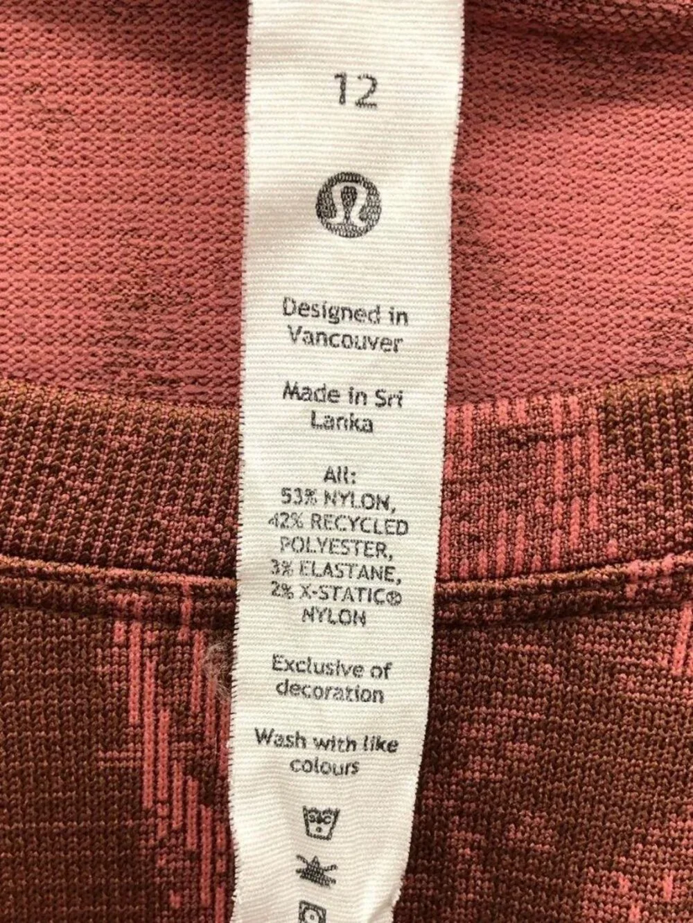 Lululemon Swiftly Tech Long Sleeve Shirt Race Length Roasted Brown / Brier Rose - Picture 7 of 14